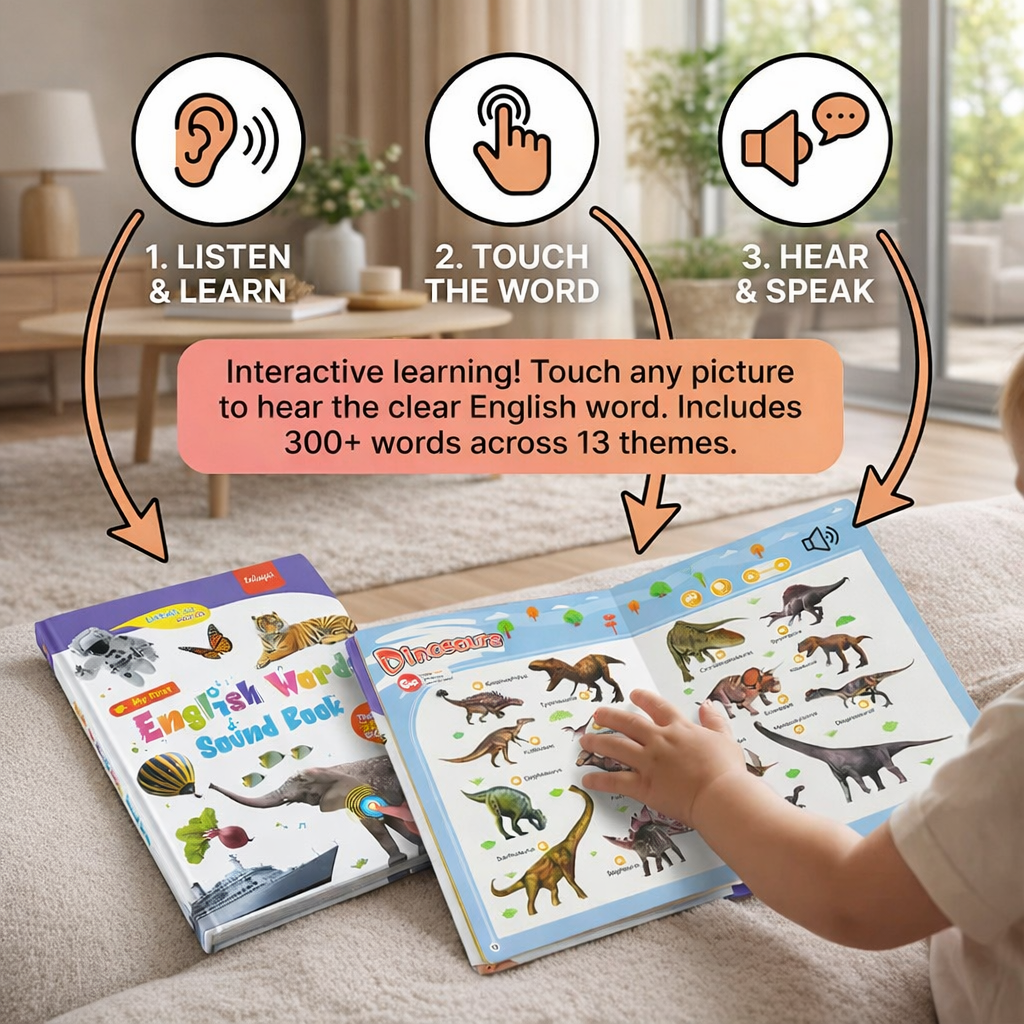 Talking English Learning Book for Children