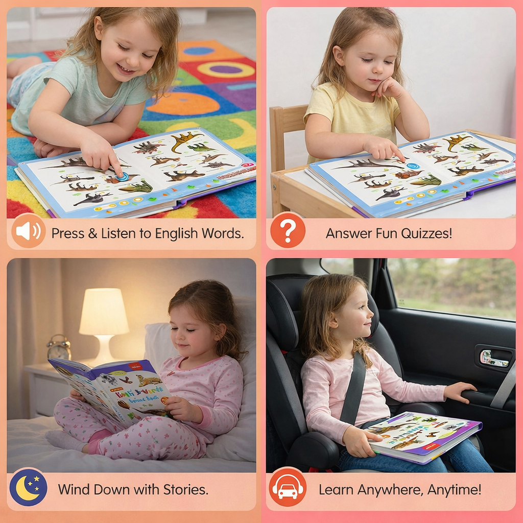 Talking English Learning Book for Children