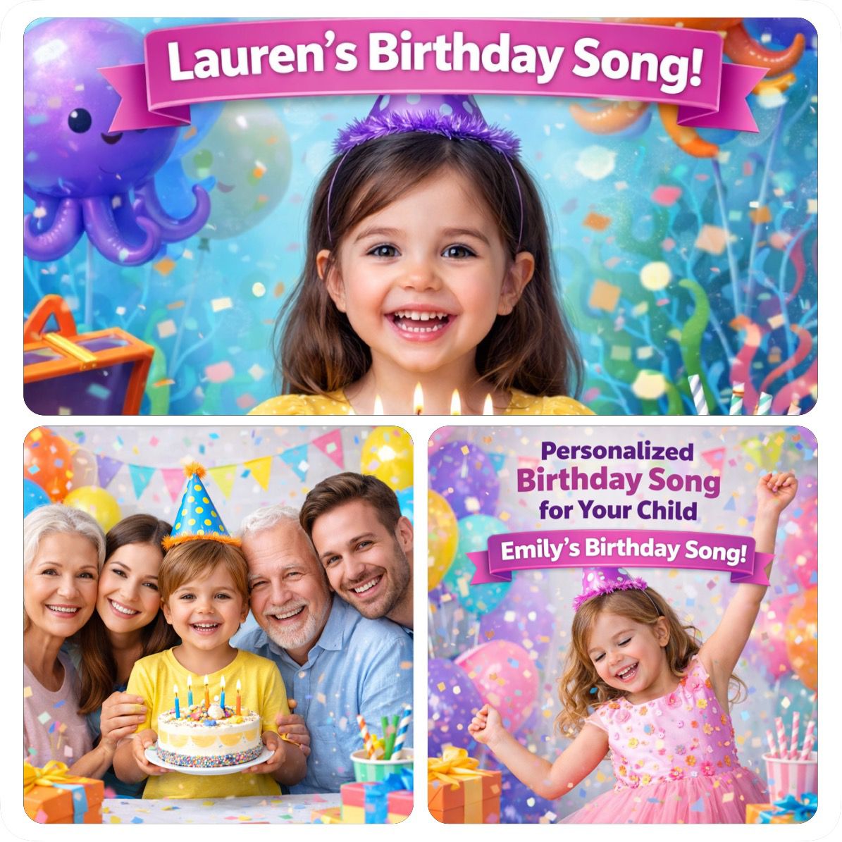 Personalized Birthday Song for Your Child